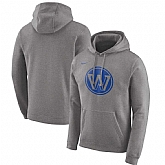 Golden State Warriors Nike 201920 City Edition Club Pullover Hoodie Heather Gray,baseball caps,new era cap wholesale,wholesale hats